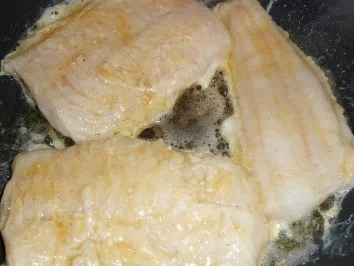 Rezept: Steinbeißerfilet in Eihülle.... Bild Nr. 8 Steinbeißerfilet in Eihülle.... - Rezept - Bild Nr. 8