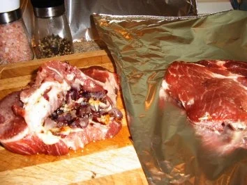 Rezept: Schweinekamm -gefüllt Bild Nr. 9 Schweinekamm -gefüllt - Rezept - Bild Nr. 9