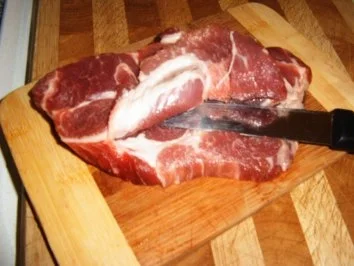 Rezept: Schweinekamm -gefüllt Bild Nr. 3 Schweinekamm -gefüllt - Rezept - Bild Nr. 3