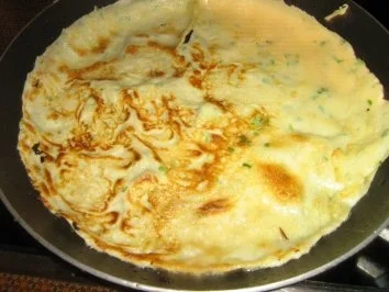 Kräuter - Pfannkuchenröllchen mit frischem Rahmspinat gefüllt - Rezept - Bild Nr. 4