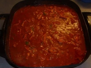 Nudelgerichte: Wurstgulasch mit Nudeln - Rezept - Bild Nr. 5