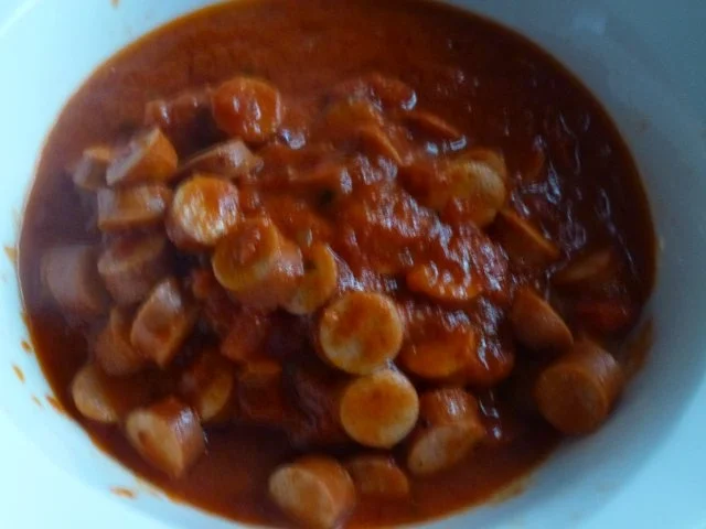 Nudelgerichte: Wurstgulasch mit Nudeln - Rezept - Bild Nr. 6