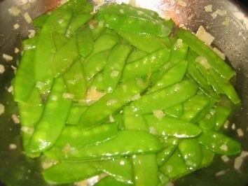 Rezept: Beilage: Zucker/Kaiserschoten Bild Nr. 2 Beilage: Zucker/Kaiserschoten - Rezept - Bild Nr. 2