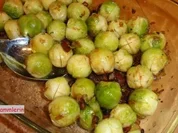 Gemüse:    ROSENKOHL  an Schinkenwürfel - Rezept