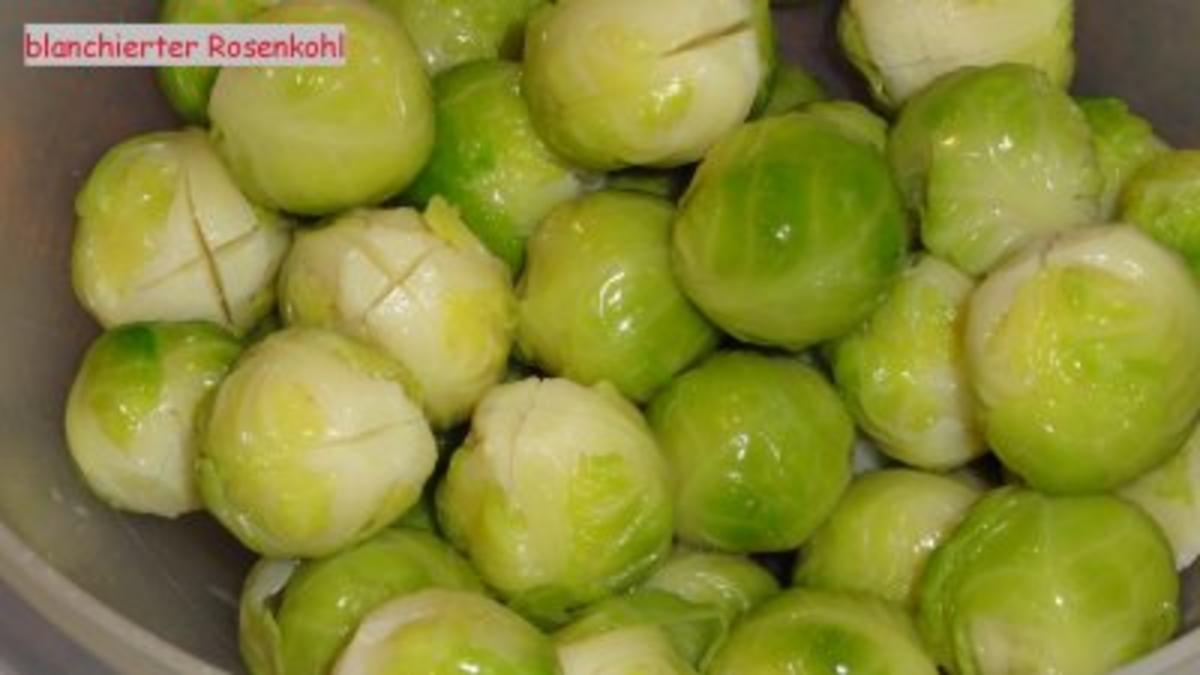 Gemüse:    ROSENKOHL  an Schinkenwürfel - Rezept - Bild Nr. 5