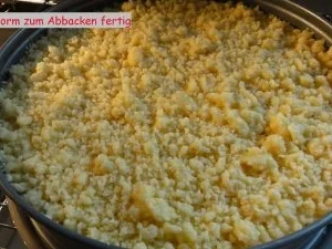 Rührteig:   APFELKUCHEN   mit knuspriger Haube - Rezept - Bild Nr. 2