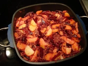 Rezept: Rote Beete Auflauf Bild Nr. 6 Rote Beete Auflauf - Rezept - Bild Nr. 6