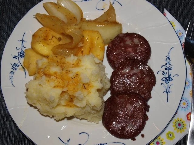 Himmel un Äd auf meine Art - Rezept