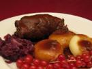 Schlesische Klöße mit Rinderrouladen und Rotkohl - Rezept