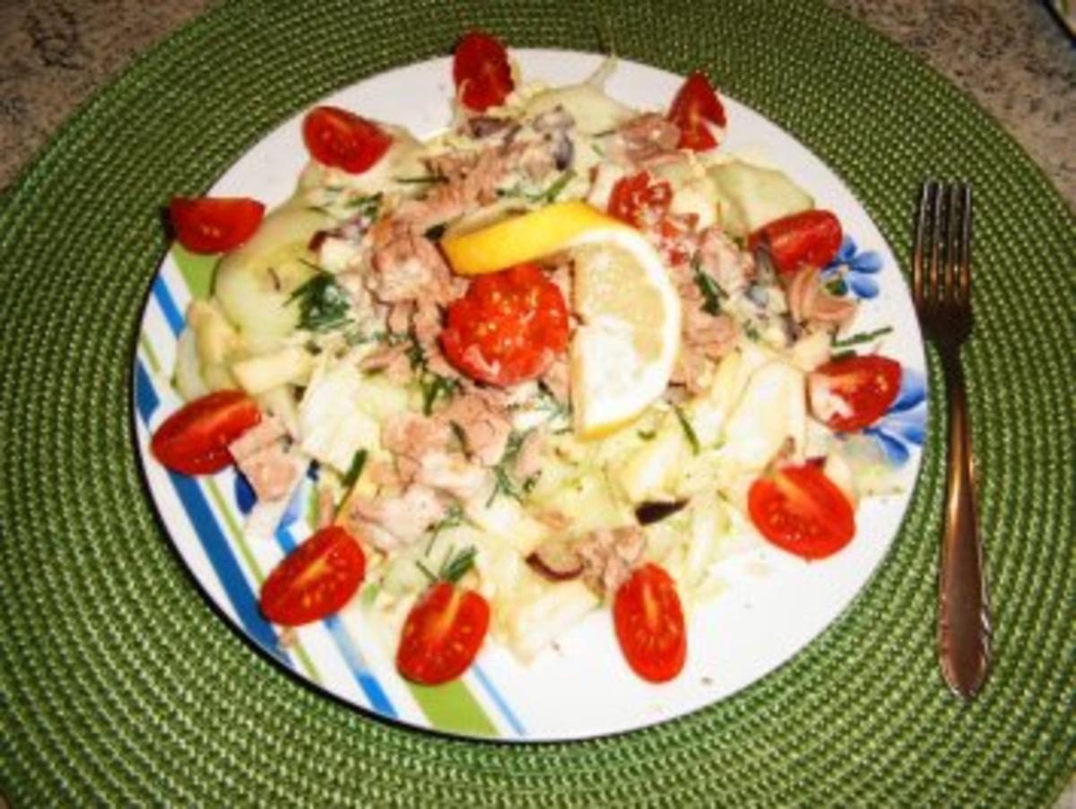 Chinakohlsalat mit Thunfisch - Rezept mit Bild - kochbar.de