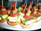 BRUSCETTA-ZIEGENKÄSE & TOMATENDEKO - Rezept