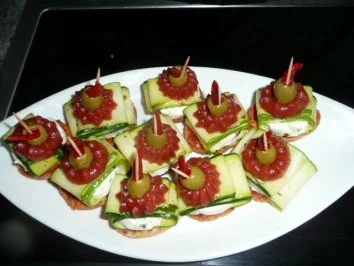 BRUSCETTA-ZIEGENKÄSE & TOMATENDEKO - Rezept - Bild Nr. 2