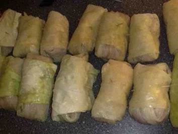 Rezept: Kohlrolladen mit Reis-Hack Füllung in Tomatensauce / Keine STERNEN vergeben bitte!!! Kohlrolladen mit Reis-Hack Füllung in Tomatensauce / Keine STERNEN vergeben bitte!!! - Rezept