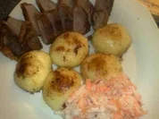 Entenbrust und Knödel mit Rettig / Keine STERNEN vergeben bitte!!! - Rezept