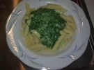 Rezept: Pasta mit Spinat-Sauce Pasta mit Spinat-Sauce - Rezept