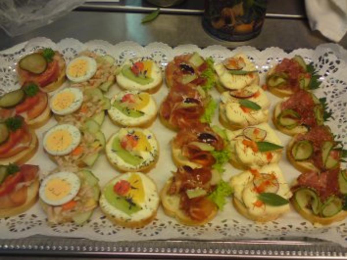Canapees, Partyhäppchen - schnell &amp; einfach - von sTinsche