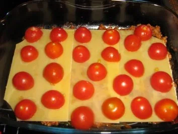 Bolognese Lasagne mit frischen Tomätchen - Rezept - Bild Nr. 5