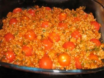 Bolognese Lasagne mit frischen Tomätchen - Rezept - Bild Nr. 6