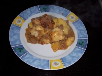 Rezept: Kartoffel-Blumenkohlauflauf mit Hackfleisch Kartoffel-Blumenkohlauflauf mit Hackfleisch - Rezept