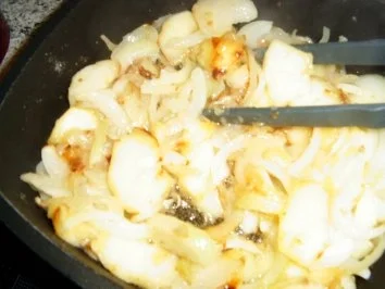 Leber mit Apfelzwiebeln - Rezept - Bild Nr. 5