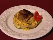 Gratinierter Wildlachs mit Tagliatelle in Safransoße (Markus Mörl) - Rezept