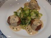 Rinderfilet mit Endiviengemüse und grüner Pfeffersauce - Rezept