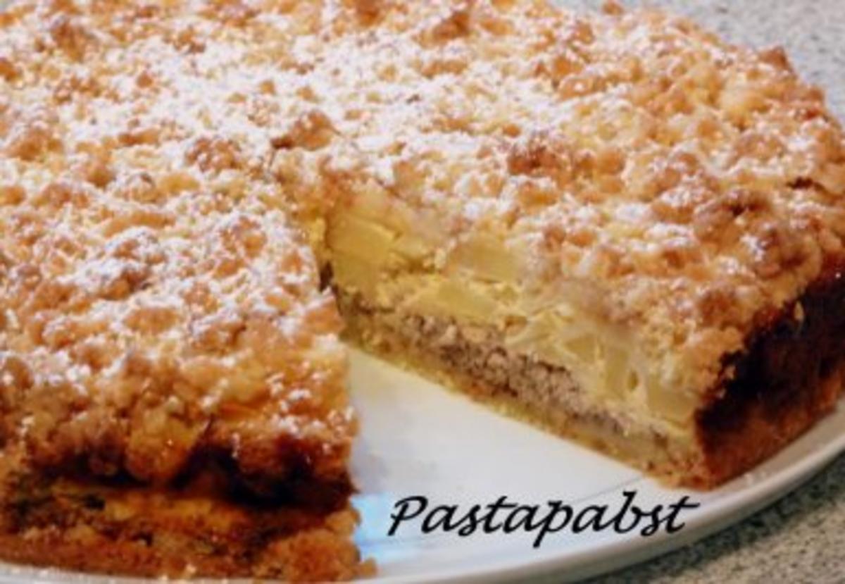 Apfelstreuselkuchen mit Schmandguss - Rezept - kochbar.de