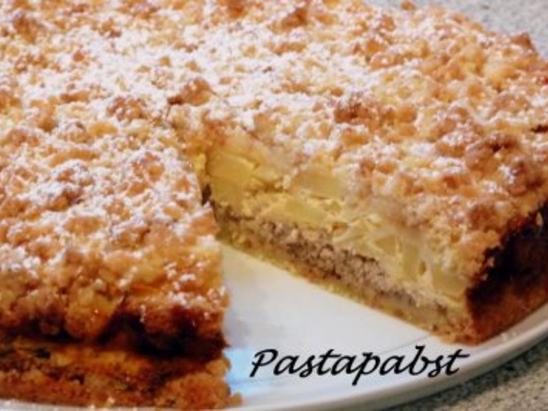 Apfelstreuselkuchen mit Schmandguss - Rezept - kochbar.de