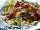 Farfalle mit Lauch und Speck - Rezept