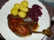 Gänsekeule - Rezept