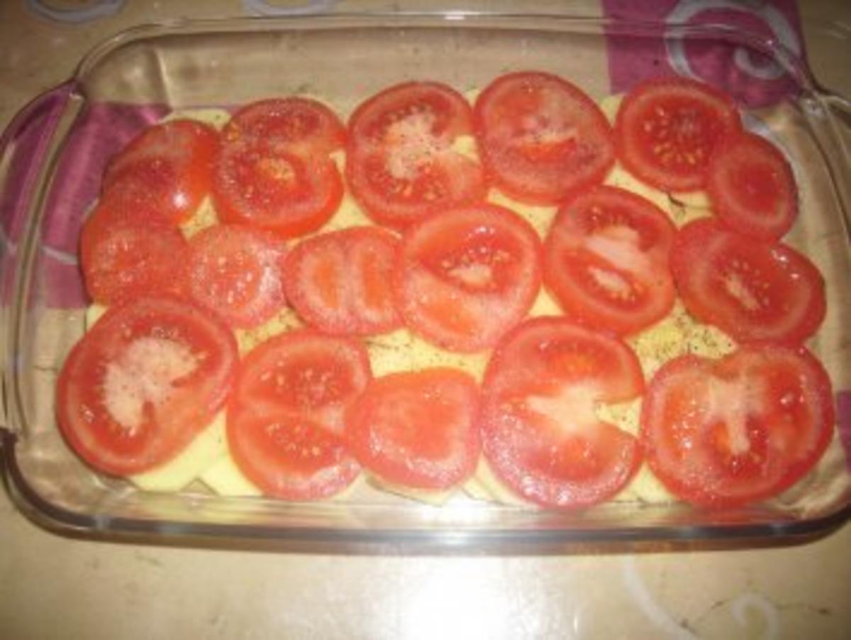 Teufelchens Kartoffen-Tomaten-Gratin - Rezept - Bild Nr. 2