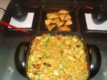 Pfannengerichte: Asiatische Hühnchen-Nudelpfanne - Rezept