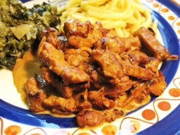 Gyros in Rahmsoße ... - Rezept - Bild Nr. 3