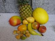 gelber Obstsalat - Rezept