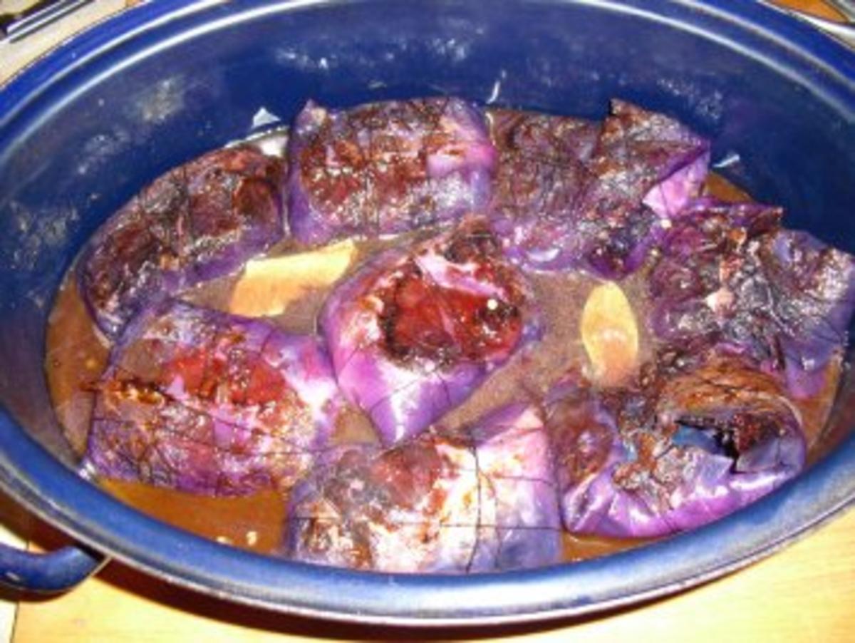 Rotkohlrouladen (Foto ist geladen) - Rezept - kochbar.de