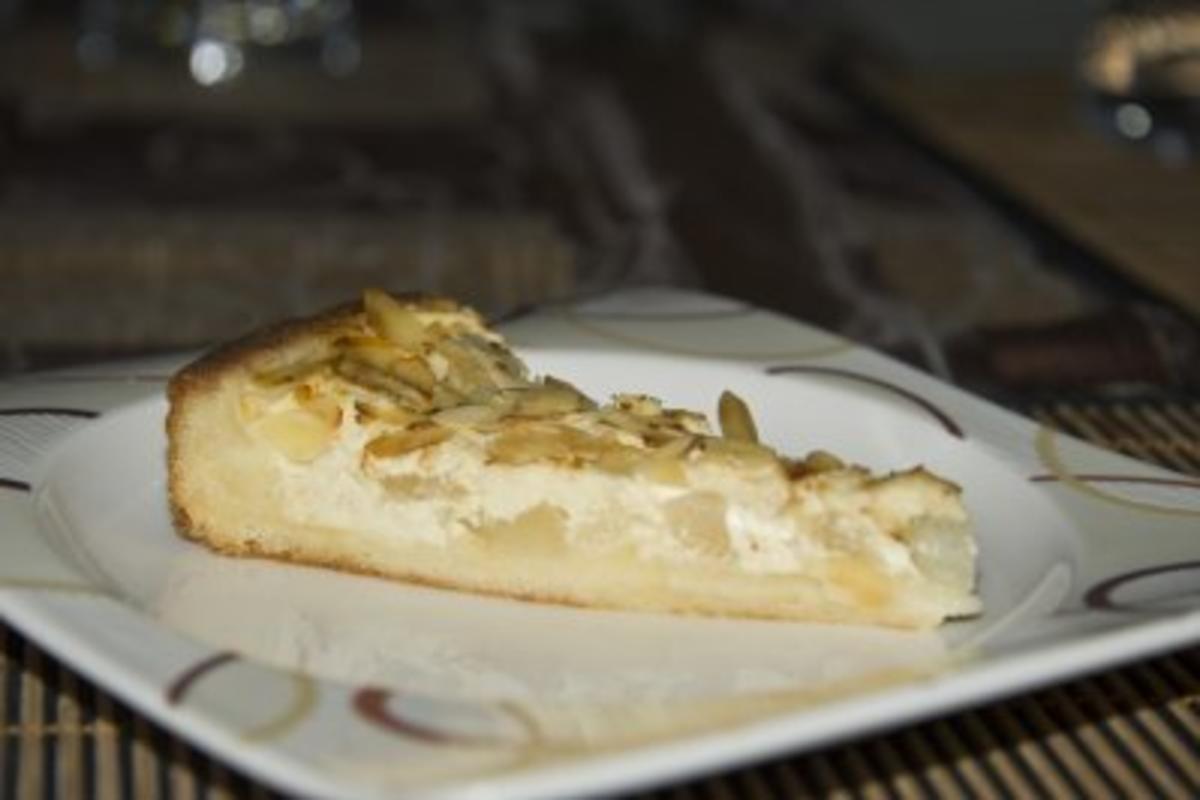 Birnen-Marzipan-Tarte - Rezept