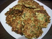 Gemüsepuffer mit Lachs - Tatar - Rezept