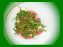 Serrano-Schinken mit Rucola - Rezept