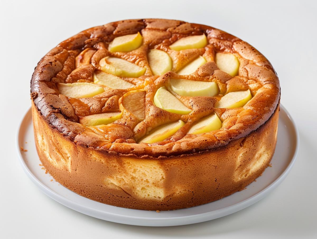 Bodenlose Apfel-Quarktorte - Rezept - Bild Nr. 2