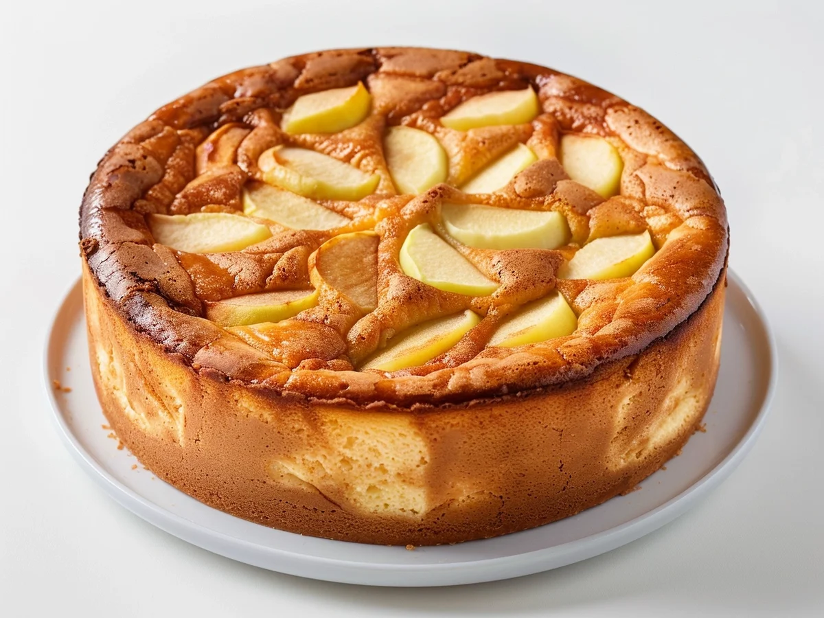 Bodenlose Apfel-Quarktorte - Rezept - Bild Nr. 2