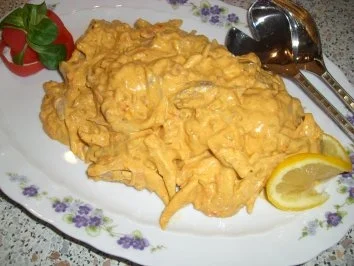 Beschwipster Geflügelsalat - Rezept