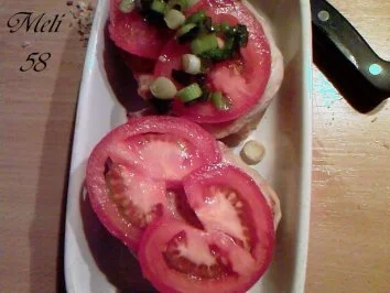 Aufläufe/ Überbackenes: Schweinesteaks mit Camembert - Rezept - Bild Nr. 3