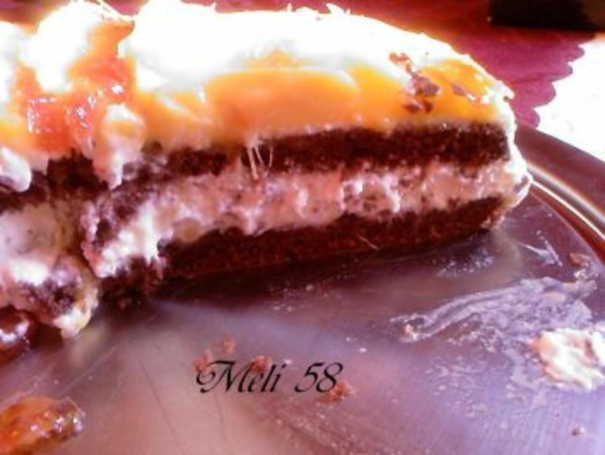 Bilder für Backen: Stracciatella-Torte mit Mango - Rezept