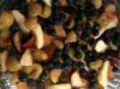 Herbstfrüchtecrumble mit Mascarponecreme - Rezept