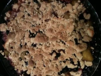Herbstfrüchtecrumble mit Mascarponecreme - Rezept - Bild Nr. 2