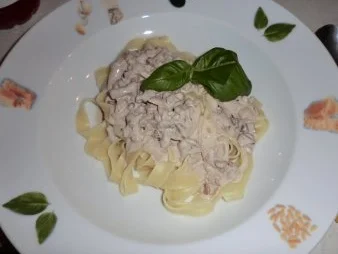 Fettuccine mit Pilzrahmsoße - Rezept - Bild Nr. 4