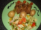 Rinderbraten mit Champignons, - Rezept