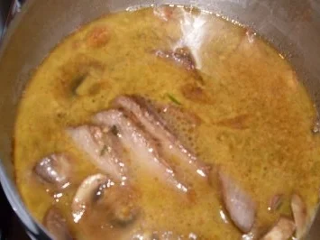 Rinderbraten mit Champignons, - Rezept - Bild Nr. 2