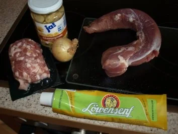 Rezept: Schweinefilet - gefüllt im Speckmäntelchen Bild Nr. 3 Schweinefilet - gefüllt im Speckmäntelchen - Rezept - Bild Nr. 3