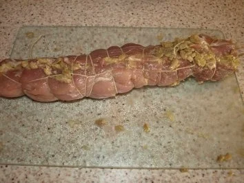 Rezept: Schweinefilet - gefüllt im Speckmäntelchen Bild Nr. 8 Schweinefilet - gefüllt im Speckmäntelchen - Rezept - Bild Nr. 8